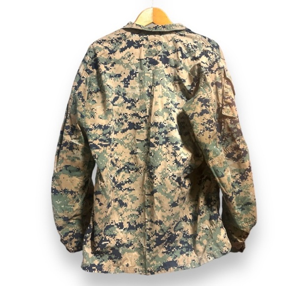U.S. Marine Corps USMC MARPAT Digital Combat Jacket Woodland Size Medium Regular - Picture 2 of 16